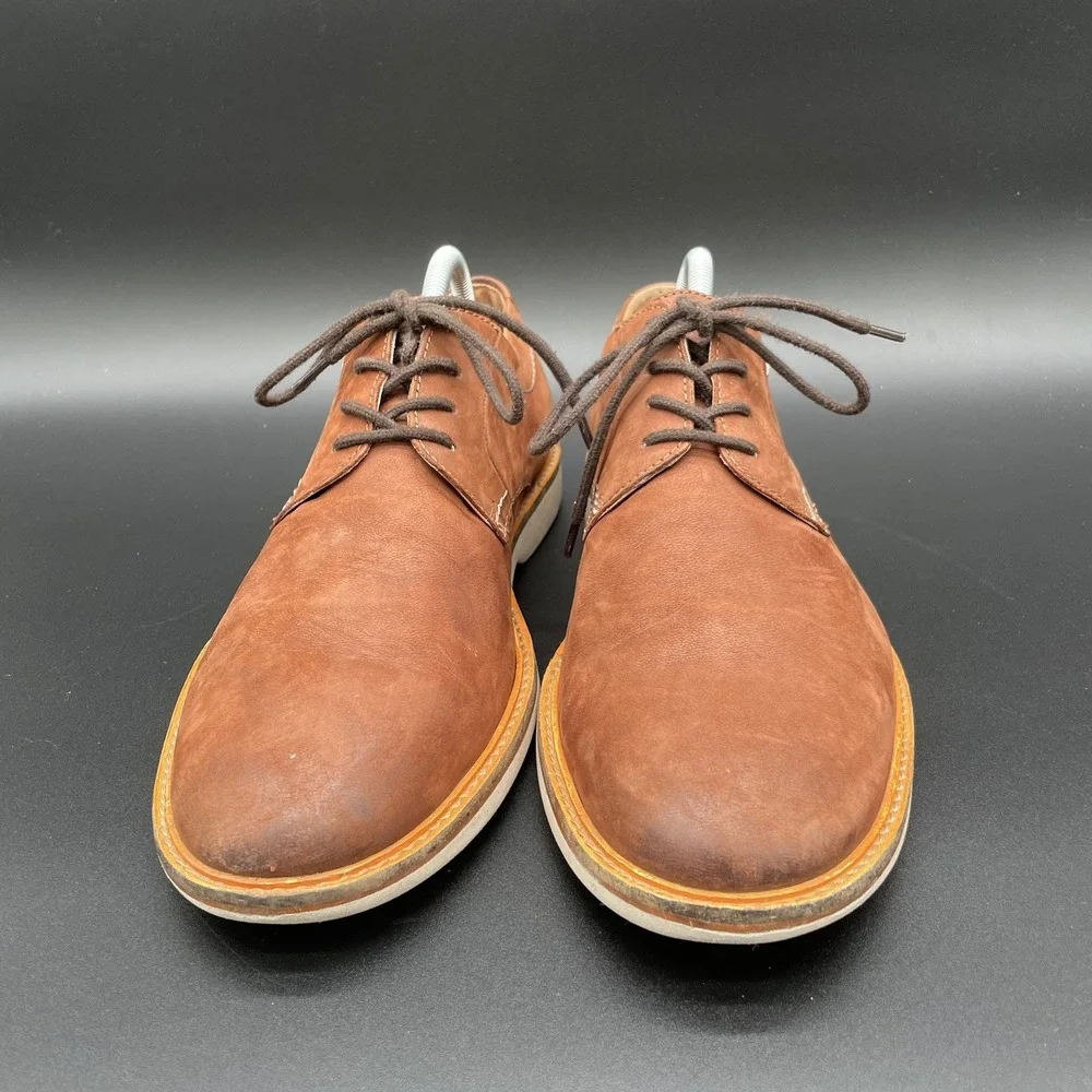 Clarks Atticus Lace‎ Oxfords Men's Shoes Size 10 Brown Office Career